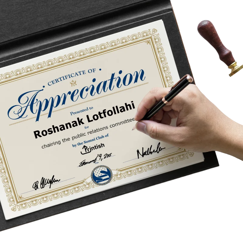 Custom Certificate Printing in Pakistan